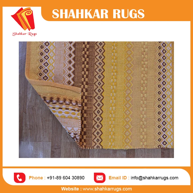  Производитель по оптовой цене высокое качество линейный дизайн плоский Плетеный Ковер с принтом