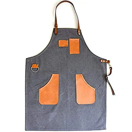 Kids Custom Cooking Aprons Waterproof Apron Restaurant Cooking Baking Dress Modern Fit Unisex Twill Checks Chef Uniforms