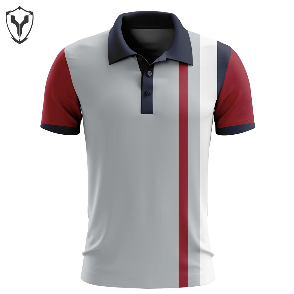  Новая модная мужская рубашка-поло с воротником и логотипом на заказ 2021