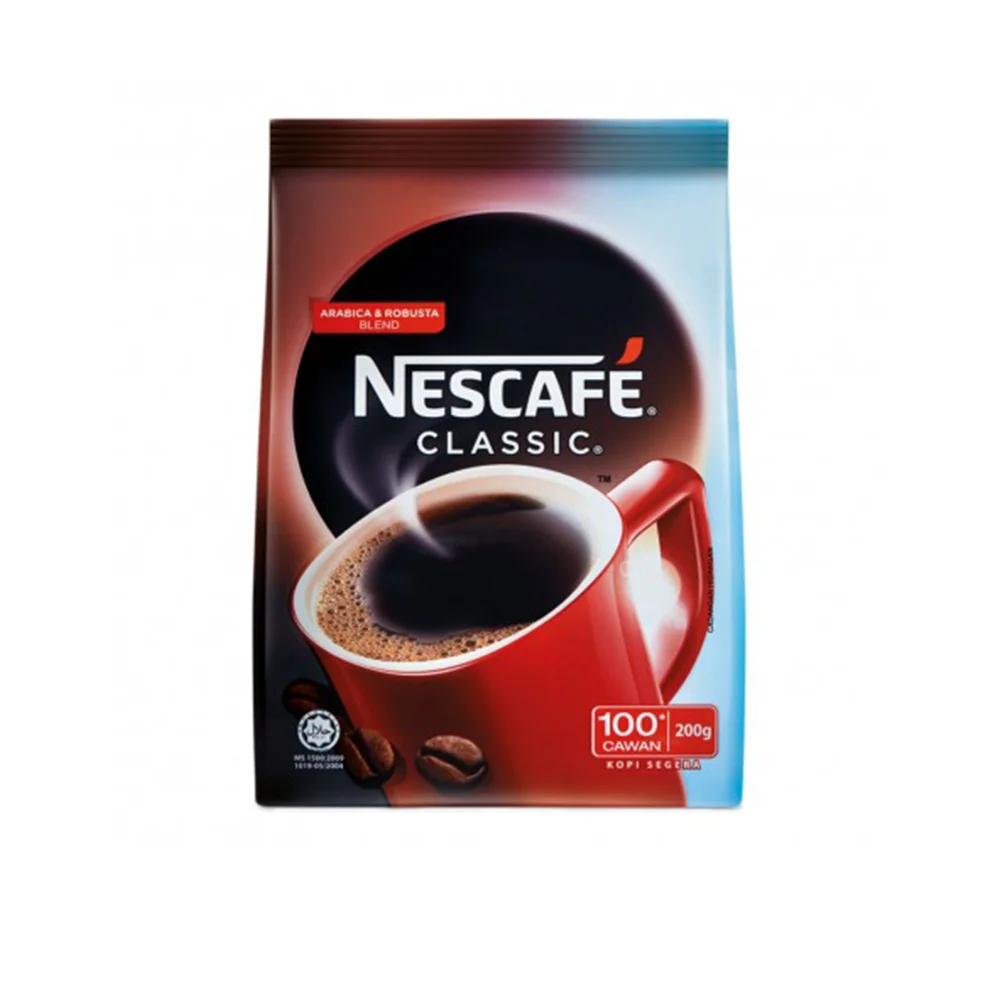 Malaysia Classic Roasted Coffee Powder Made from Arabica and Robusta Coffee Bean in 200g