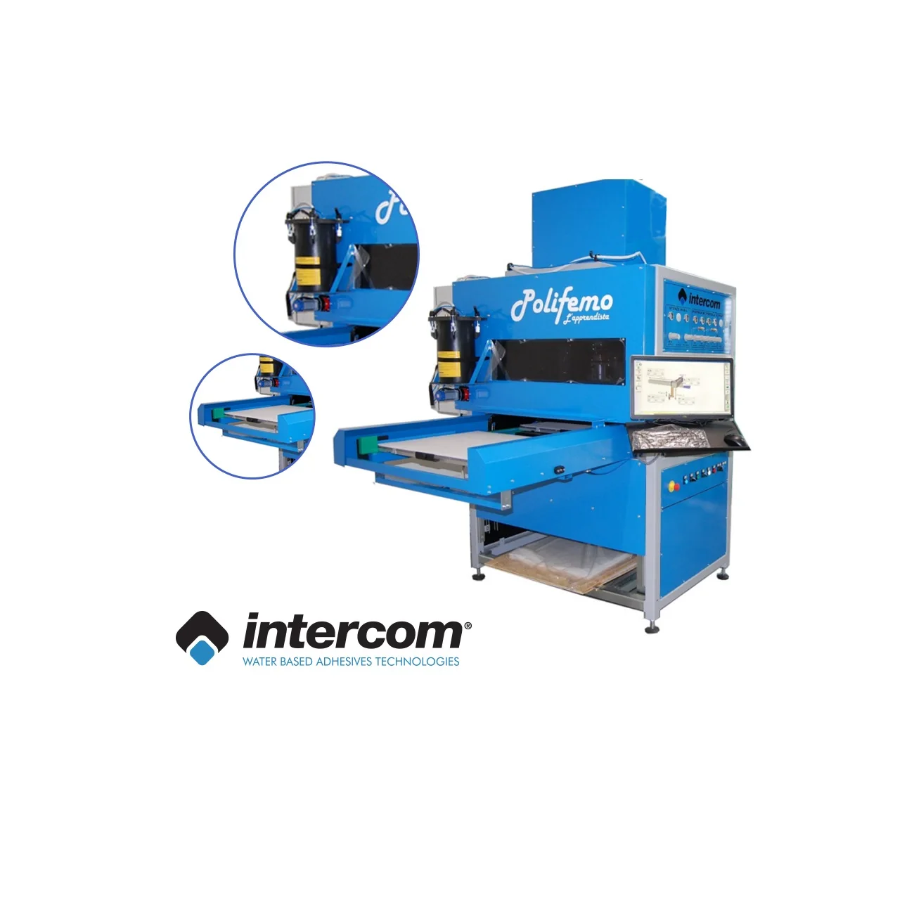 Suitable For Edge Gluing by Vision Manufacturing Plant Applicable Industries Vision Spraying Machine Polifemo DV.100