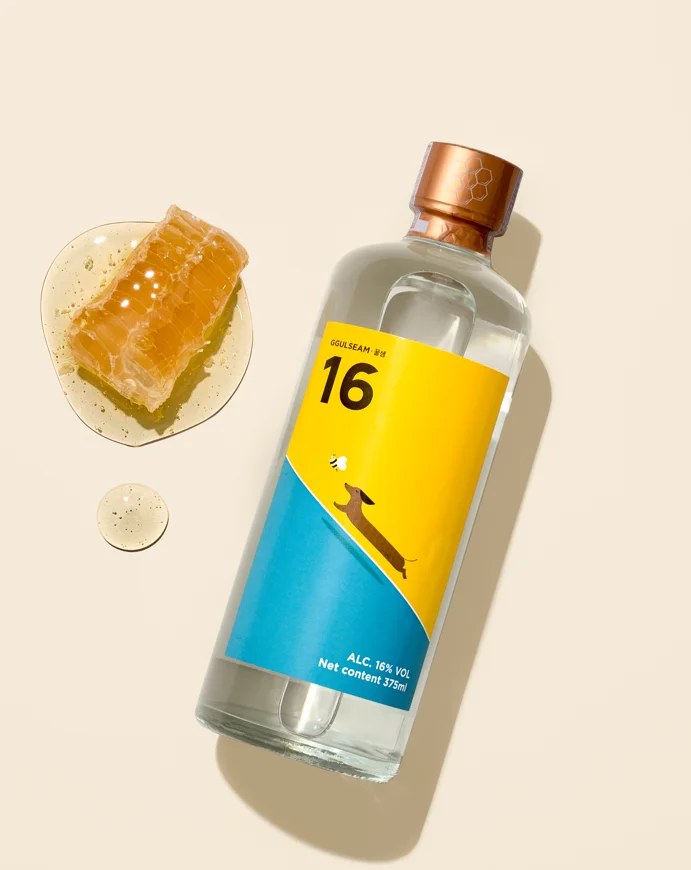 Korean Sweet Flavor Soju Honey and Ginger Soju Kkulseam16