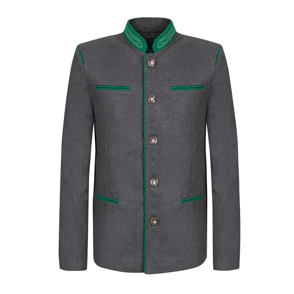 Men High Quality Bavarian Trachten Hunting Jacket Blazer Oktoberfest German Jackets in Cheap Price