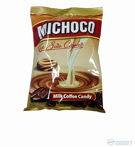 Milk Coffee Flavour Vietnam Bibica High Quality Michoco Candy Sweets In Bag 70g