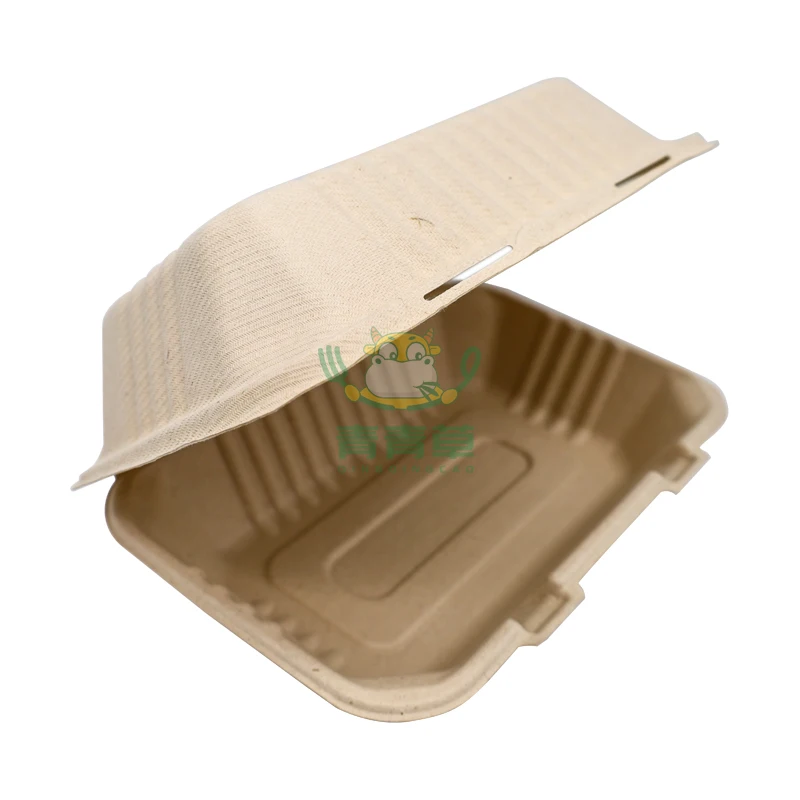 Wholesale Sugarcane Bagasse biodegradable  Takeaway Food Container