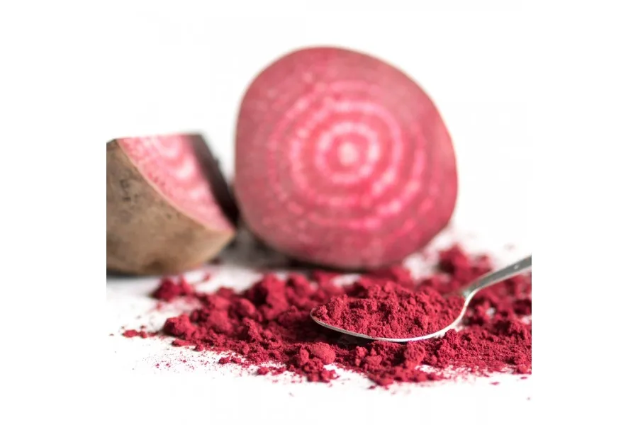 Органический порошок корня свеклы