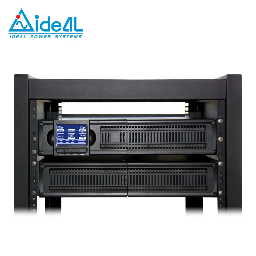 Rack mount 3KVA Online UPS power supply with battery backup