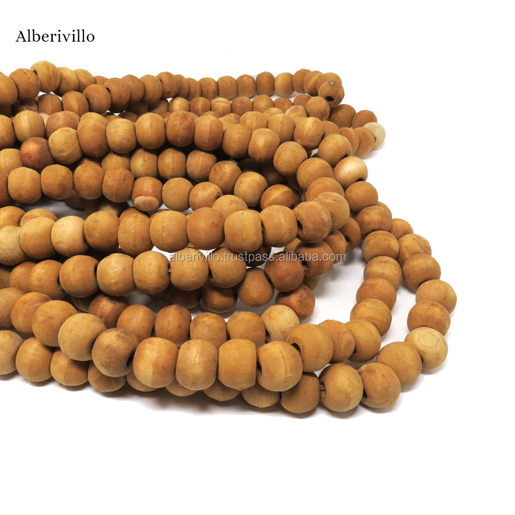 
Rosary Prayer Beads Wood Natural Bead Large Tasbih Round Bead 