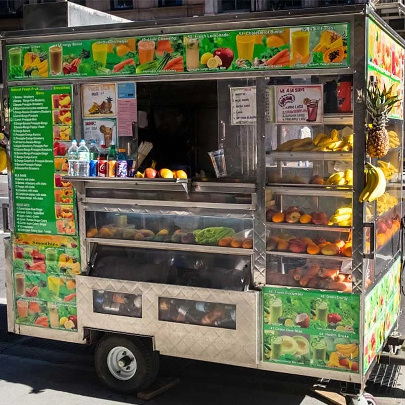 Coffee Car Vintage Food Truck USA Standard Europe Buy a Foodtruck Bakery Food Cart Trailer for Sale