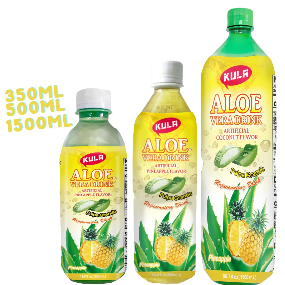 KULA PET Bottle 500ml 1500ml Aloe Vera Drink