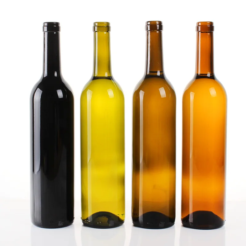 Manufacture custom LOGO botella de vidrio 500ml 750 ml 1000 ml liquor decanter empty wine garrafas de vidro bottles