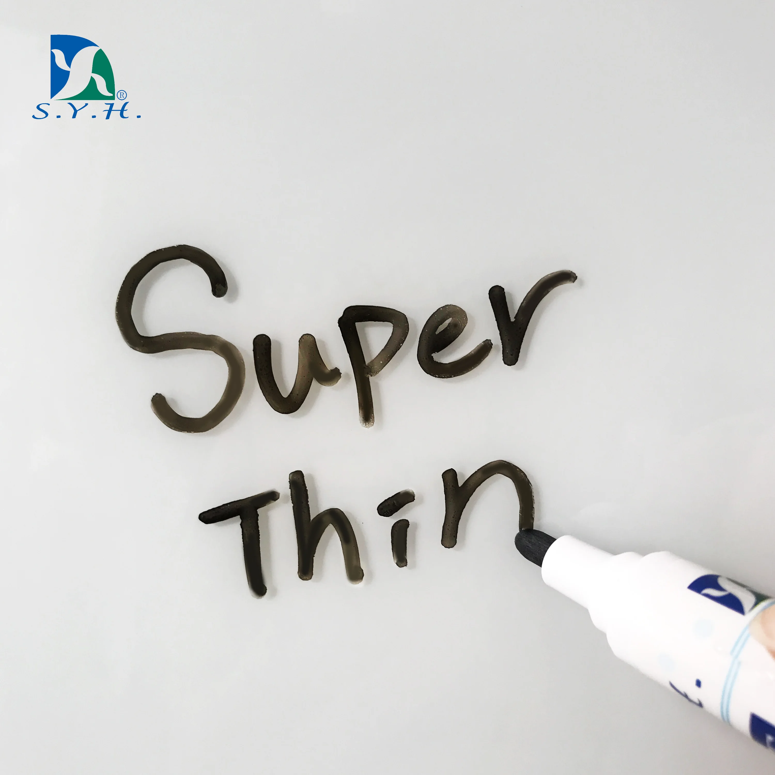 Removable magnetic memo glass white board office desk partitions screens