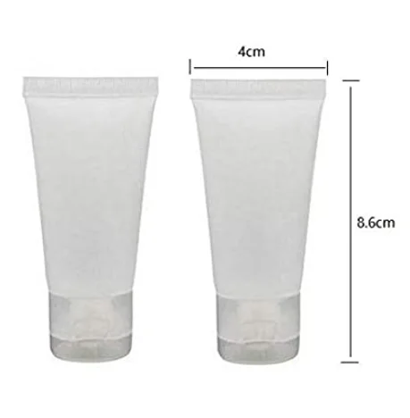 Пустые пластиковые мягкие трубки 15 мл 30 50 100 с откидной крышкой многоразовые дорожные контейнеры бутылки для косметики