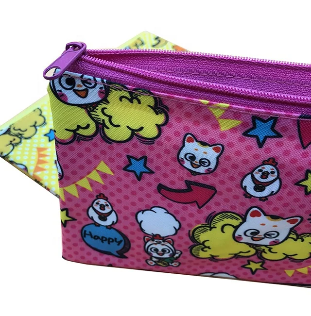 Eco-Friendly 250D Polyester Offset Cute Logo Printed Custom Flexible Lucky Lunar Pouch