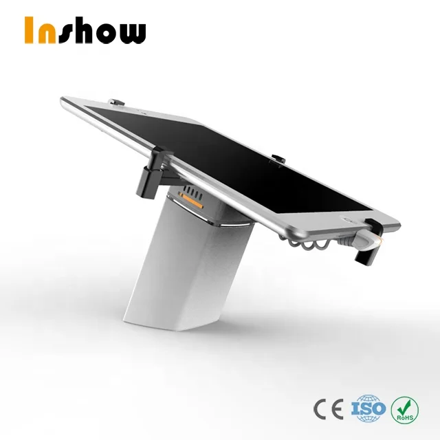 INSHOW Mobile Phone Retail Security display stand for cell phone alarm holder with Charger INSHOW A100