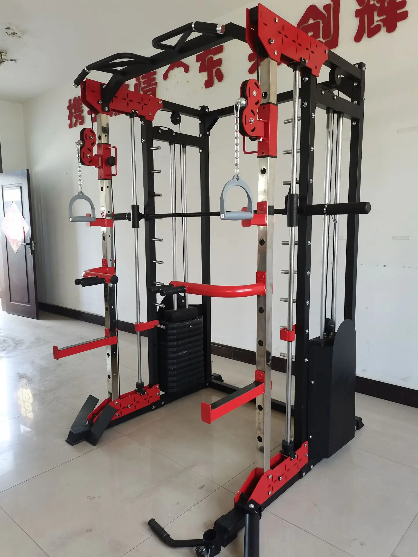 Приседание стойка стенд пресс Смит оборудование для фитнеса гантель опорная рама