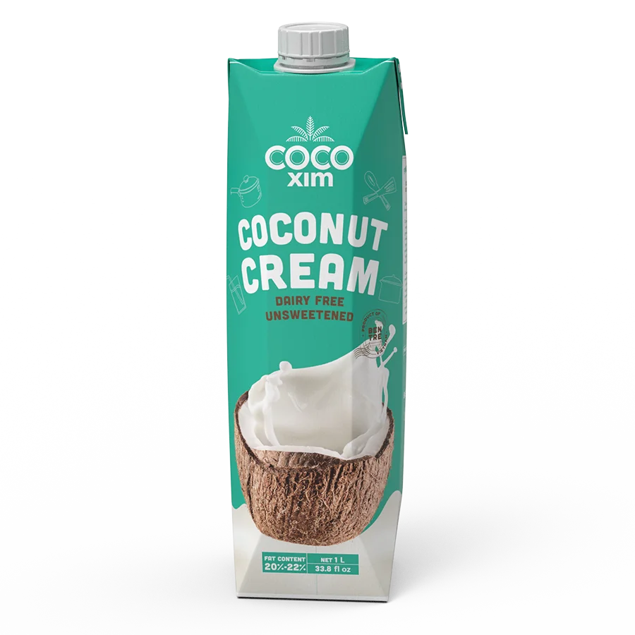 ORGANIC COCONUT MILK - UHT COCONUT MILK FRESH 100% NO ADDITIVES - TIN CAN AND PAPER AVAILABLE +84968617723