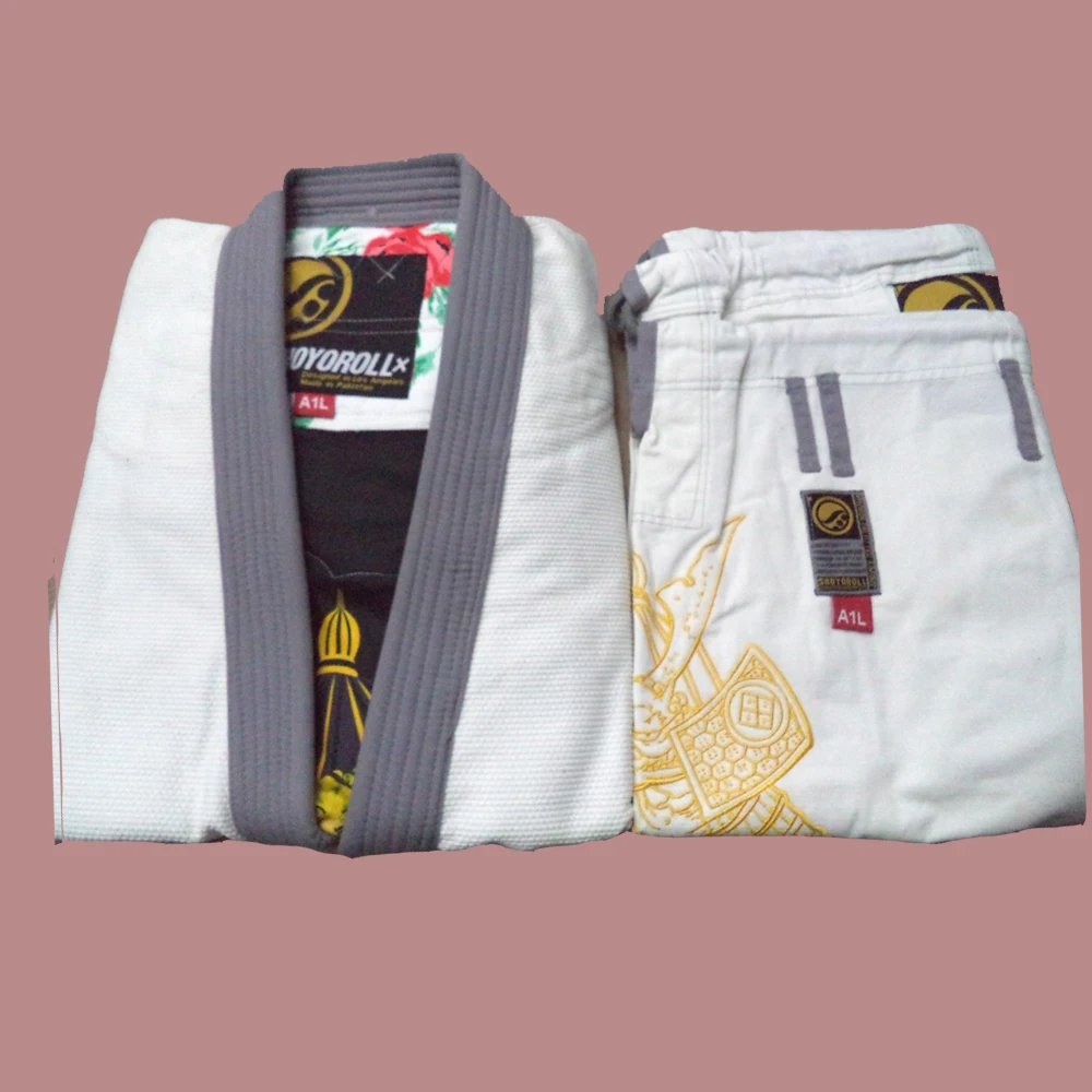 Shoyoroll Brazilian Jiu Jitsu Gi BJJ Gi for Men & Women Grappling gi Uniform Kimonos Ultra Light, Preshrunk, with White Belt