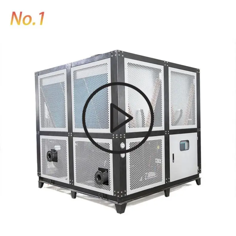 
55HP промышленный процесс охлаждения винтового типа, большой охладитель с воздушным охлаждением, блок охлаждения воды с воздушным охлаждением 