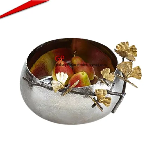 golden orchid twin bowl nut bowl