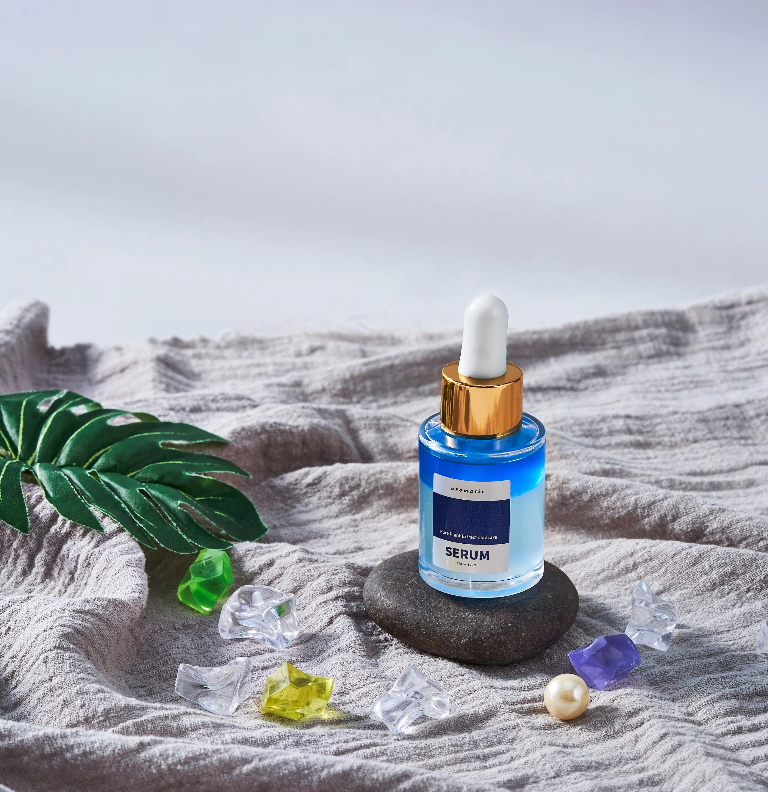 
ODM OEM Laminaria Ochroleuca Extract Moisturizing Fresh Dual Essence 