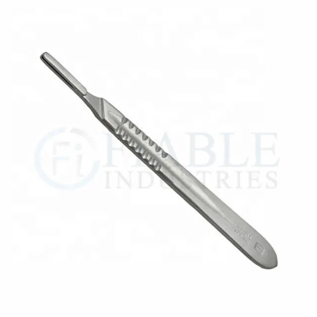 Custom Sizes #4 Surgical Scalpel Handle Stainless Steel Mirror Polish/Satin CE Certified Manual PK 3 Years 5 Years Warranty