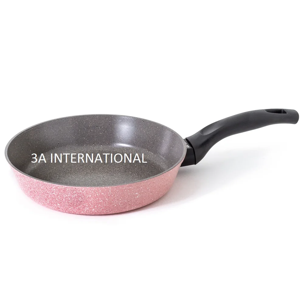 Heat Resistant Handle Frying Pan With Different Colors Omelette  or House And Hotel Breakfast Fry Pan Shiny Polished Frying Pan