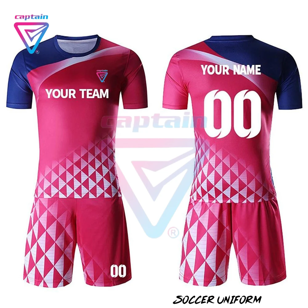  2020 2021 новая простая Спортивная сублимационная форма для футбольной команды с индивидуальным принтом