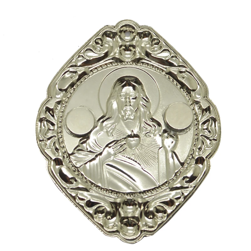 Custom Bulk Stamping Engraved Bronze Religious Medallion Medal