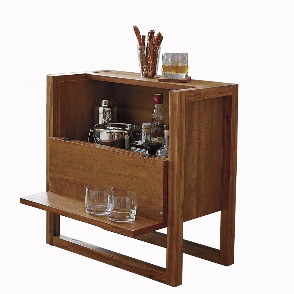 Hot Selling OEM Design Vietnam Furniture Solid Wood Mini Bar