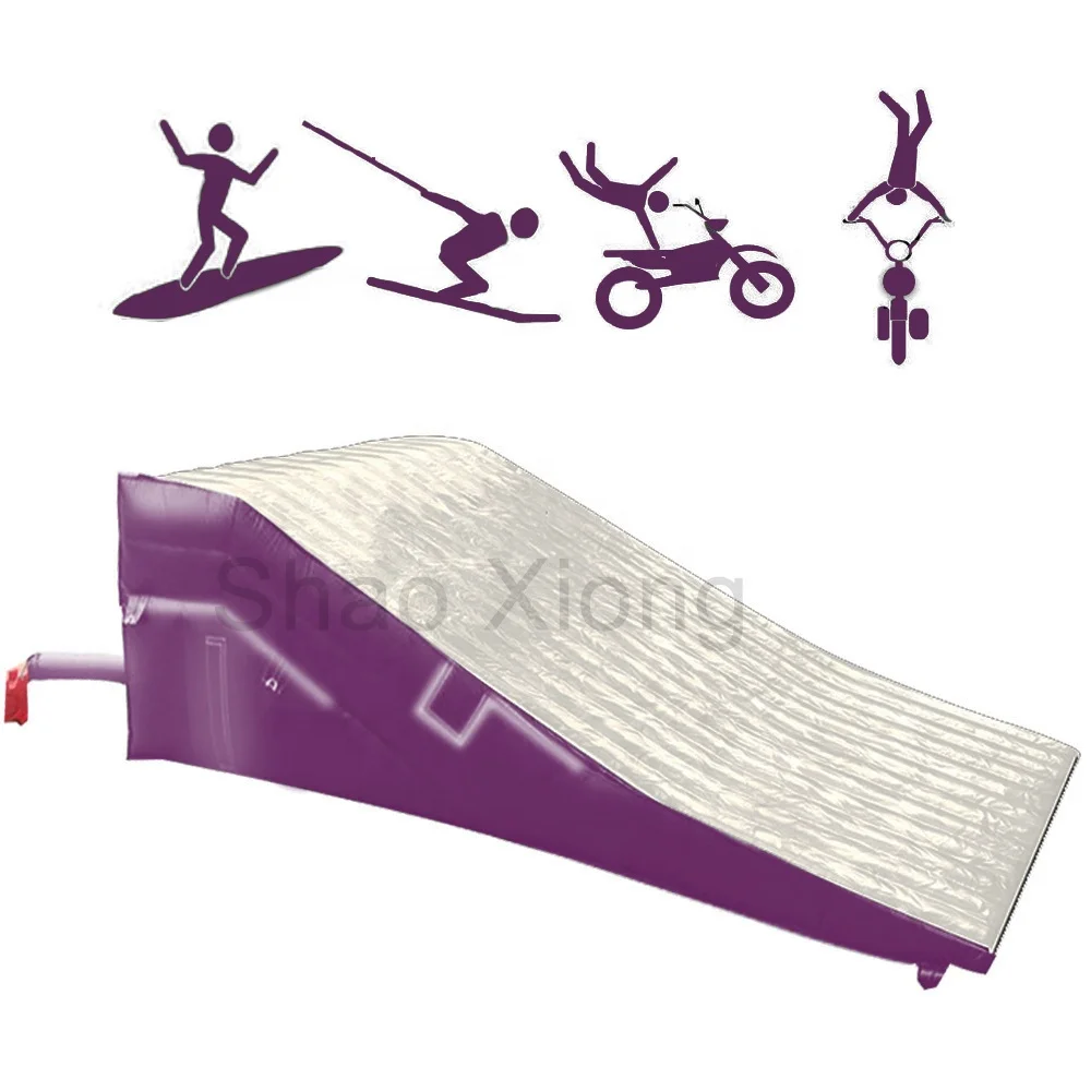 Inflatable Bmx Fmx Airbag,Inflatable Stunt Airbag With Ramp,Jumping Airbag Landing Pat