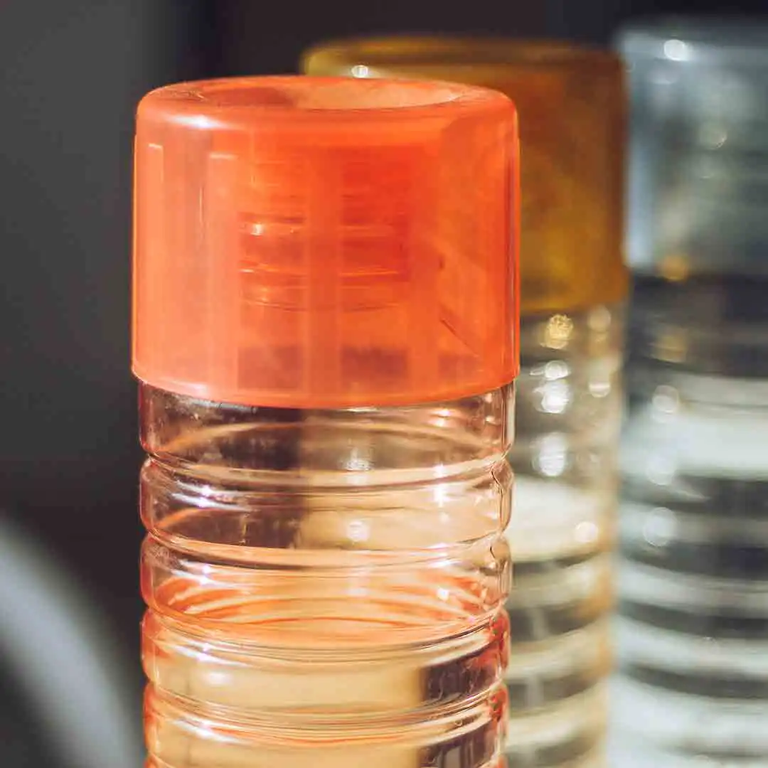 Platinum Water Bottle Model-1 (pack of 2) PET Drinking Water Bottle Plastic With Screw Lid