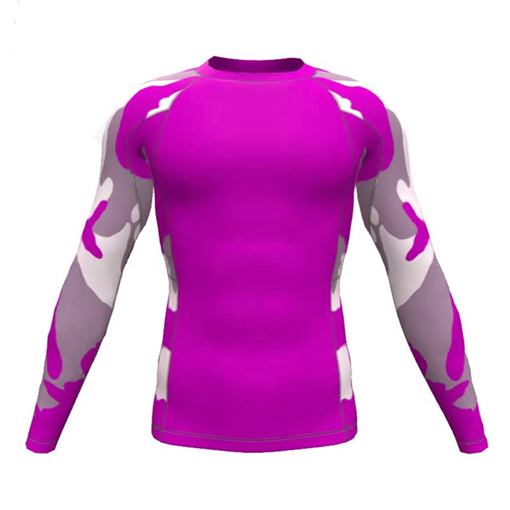 Adult Customize Swim Shirt UV Protection Long Sleeve Rash Vest Chlorine Resistant Rash guard Surfing Rash Guard 2021