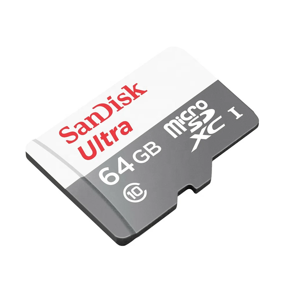 100% оригинальная карта памяти SanDisk Ultra micro SD SDHC Class10 64