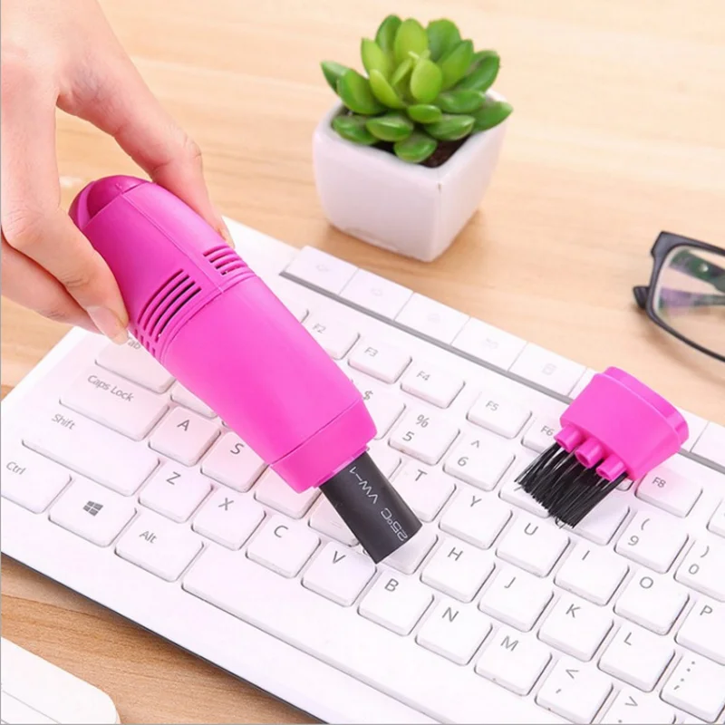 
Keyboard Vacuum Cleaner USB Multicolor Portable Mini Handheld Dust Cleaner Laptop Keyboard Cleaner Eco-friendly ABS with Bag 35 