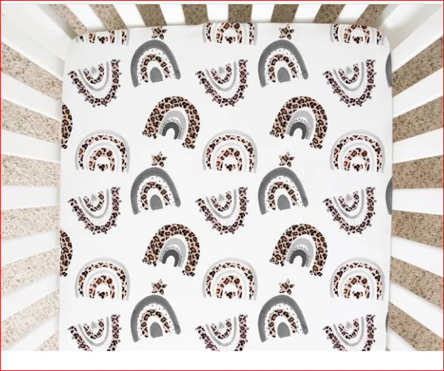 baby crib sheet 100% cotton