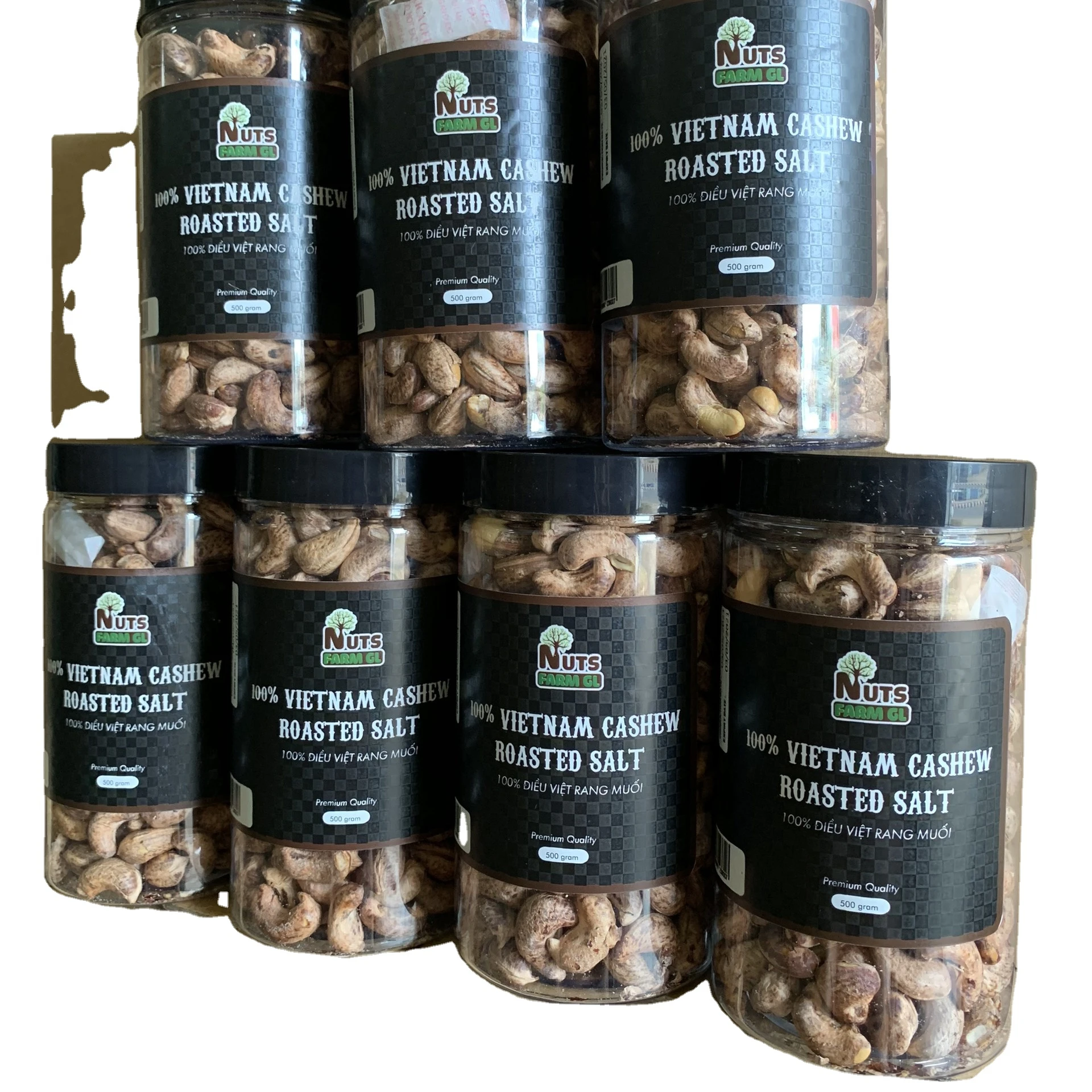 VIETNAM ROASTED CASHEW NUTS KERNELS WITH SALT