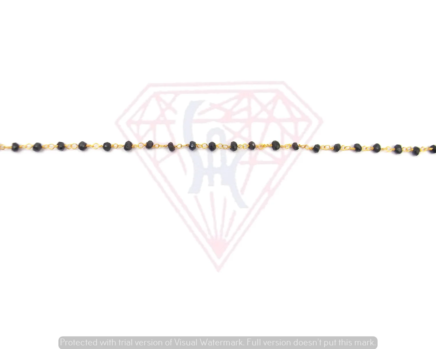 925 Sterling Silver 5 Feet Black Spinal Rondelle Shape Natural Multi Gemstone Beaded Rosary Coin Charm Chain