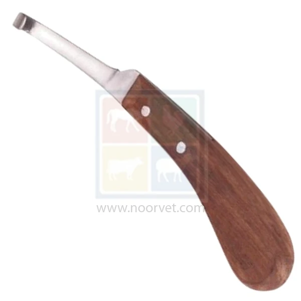 Hoof Knife Best Selling High Quality Veterinary Instrument professional manufacture wood handle j2 steel for cattle cow horse