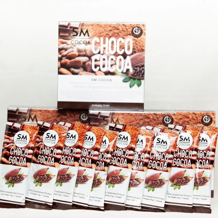 
SM CHOCO Premium Slimming Cocoa Powder Supplement for Weight Loss 