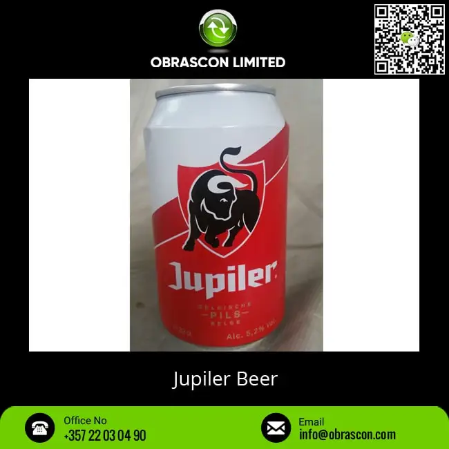 Пиво Jupiler золотистого цвета Премиум-Качества Оптом для покупки по всему миру доступно отличной цене