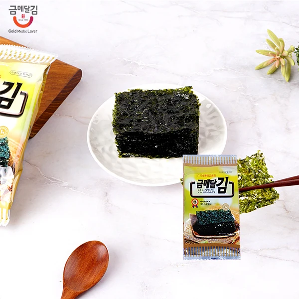
BEST PRICE Korean Original Organic Roasted Delicious Omega 3 Crispy Seaweed Snack seaweed yaki 