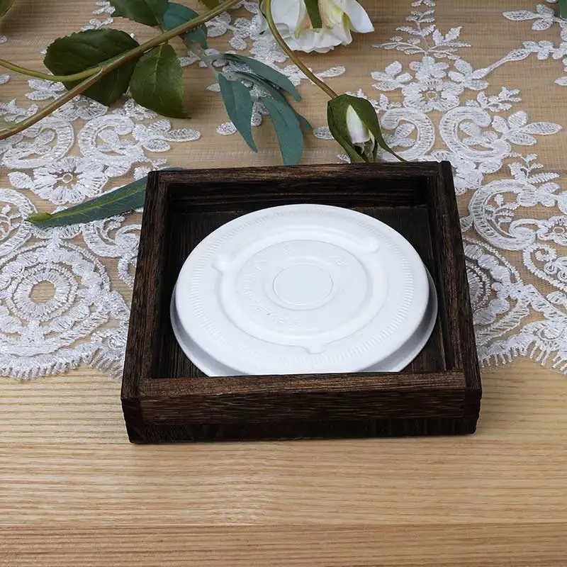 Custom Hotel Tableware Biodegradable Disposable Sugarcane bagasse Paper Coffee Cup Lid