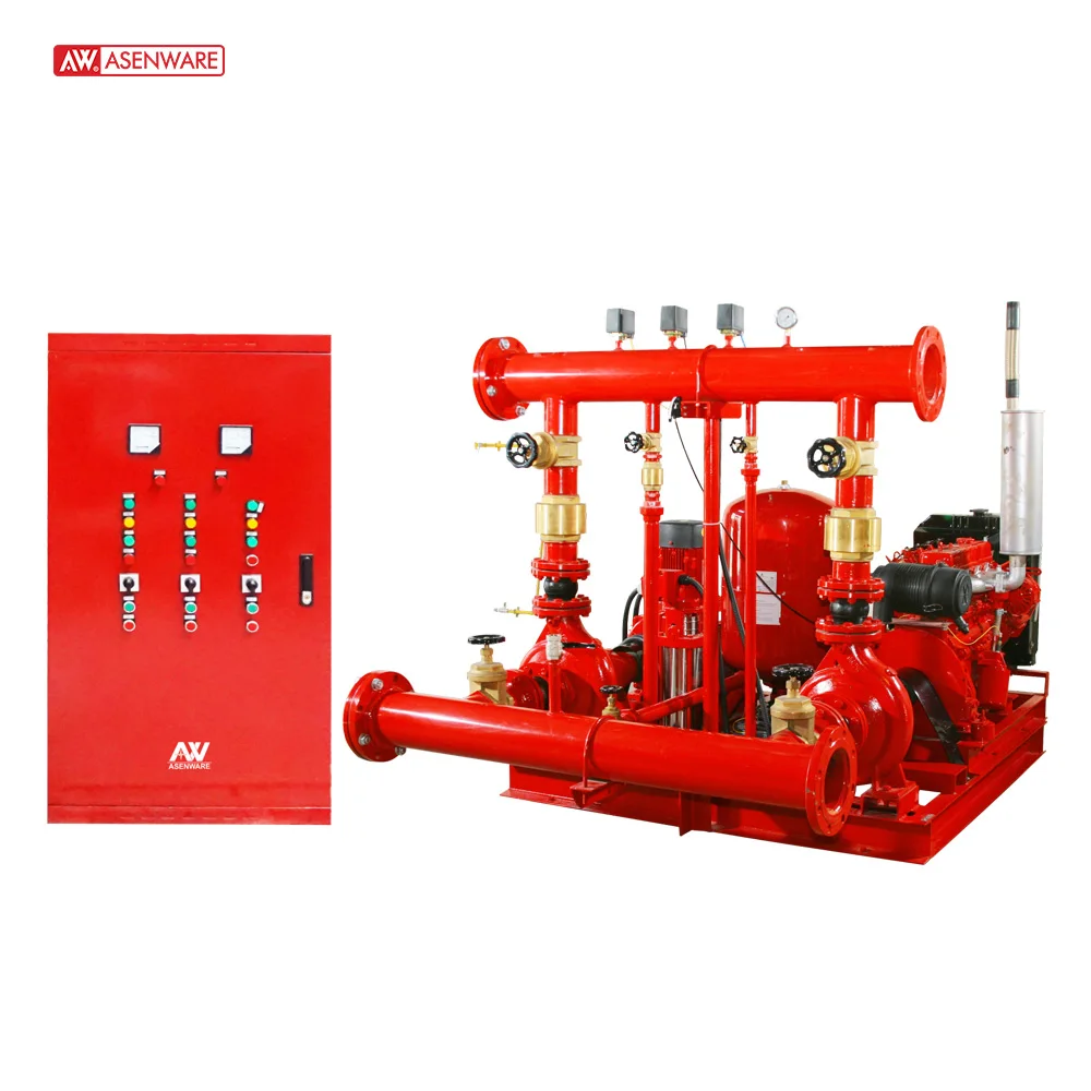Firefighting System Electric And Diesel And Jockey Fire Pump Set