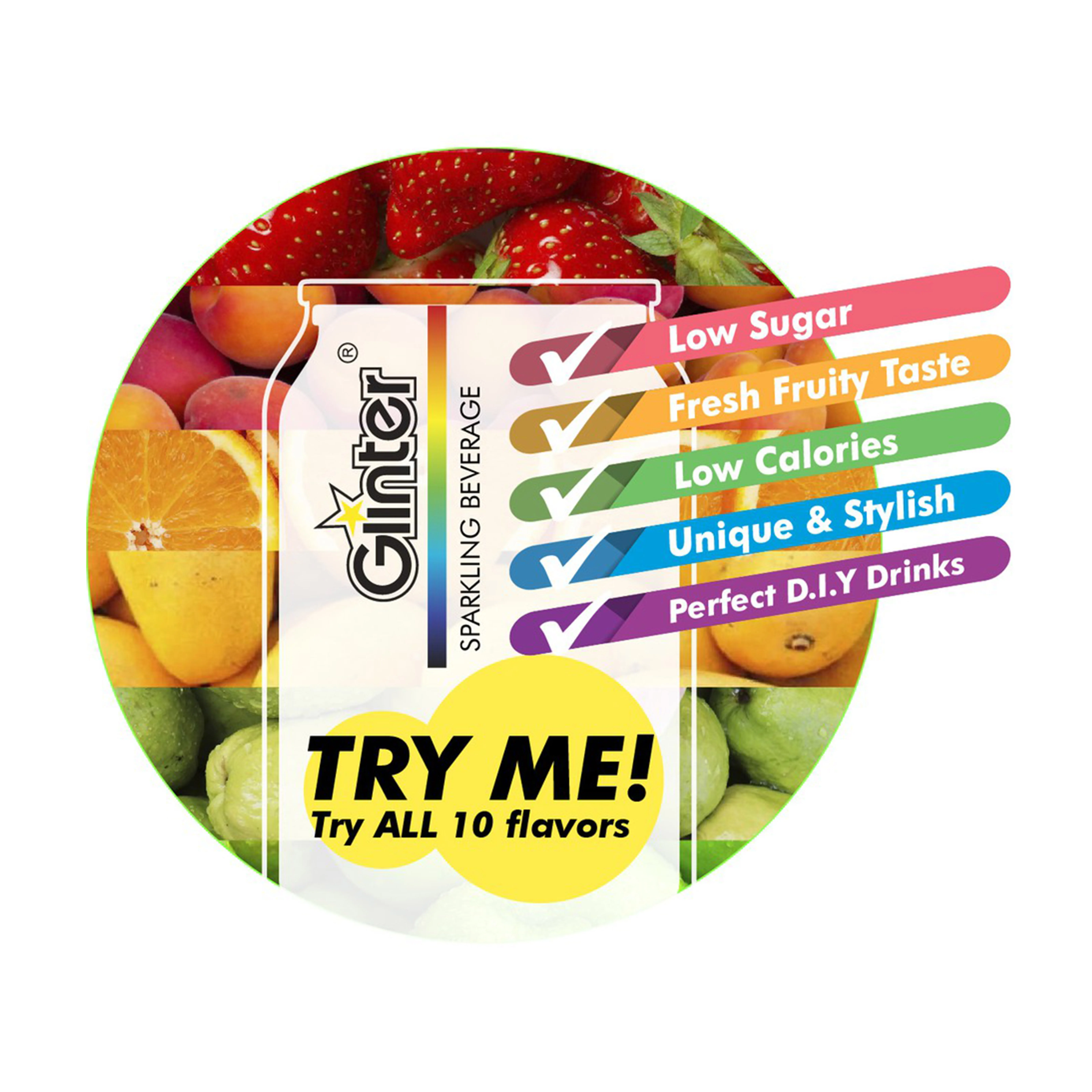 Halal Beverage Products Popular Malaysia Carbonated Drinks 24 Cans / Carton 4.9% Brix from Malaysia 10 Flavors Fruit Taste 0.35L