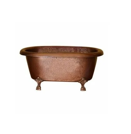 Dark Finished Antique Bathing Tub With Legs