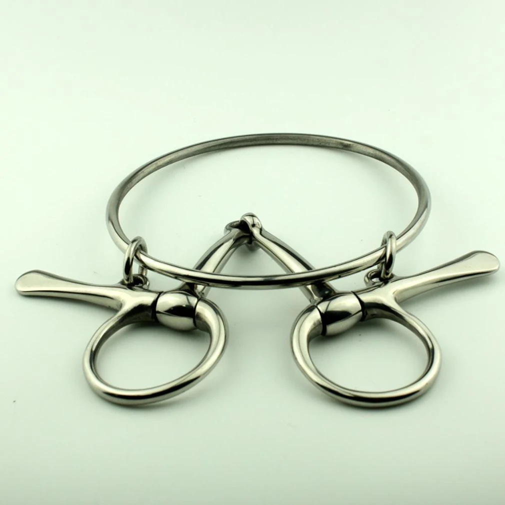 High quality stainless steel horse racing ring bit 2024