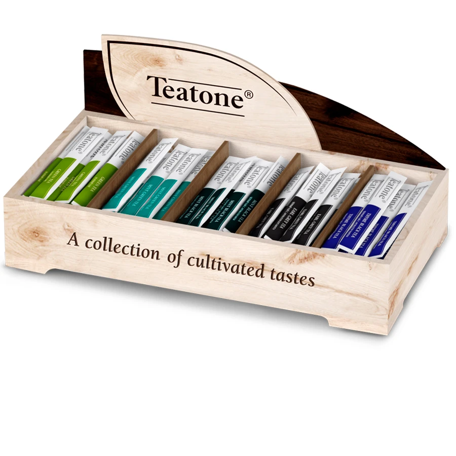 Чайный набор, в ассортименте, в деревянной коробке, палочки для одноваренного чая, 75 палочек в индивидуальной упаковке, 1,8 г, высокое качество