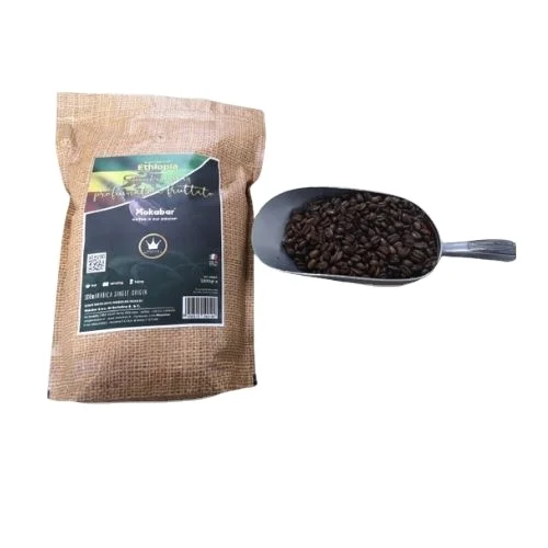 
MOKABAR итальянское качество темные 100% эфиопские кофейные зерна для кофейни 