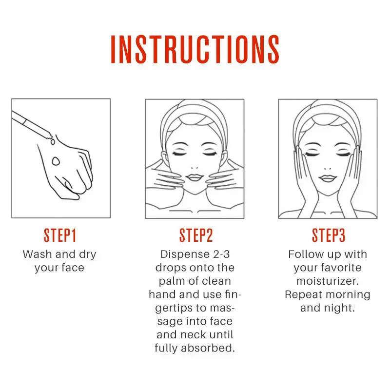 XBY OEM/ODM 30ml Natural Carrot Face Serum Deep Moisturizing Whitening Skin Care Essence Anti Aging Serum